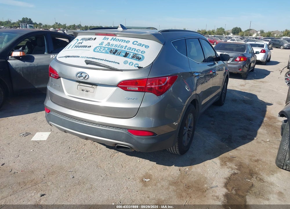 2014 HYUNDAI SANTA FE VIN: 5XYZU3LB7EG226712