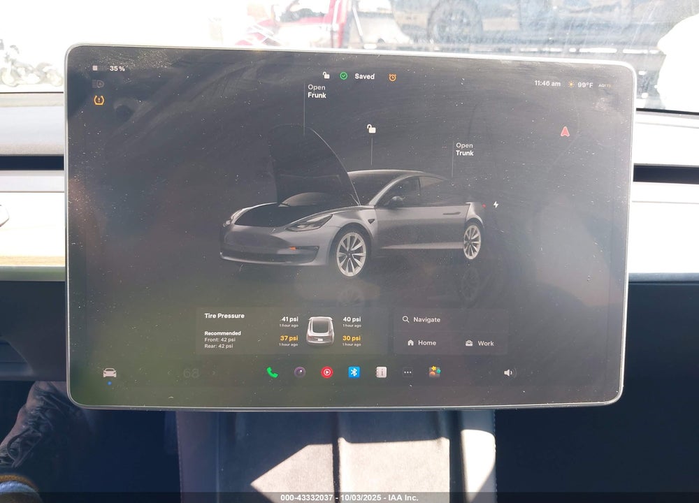 2023 TESLA MODEL 3 REAR-WHEEL DRIVE VIN: 5YJ3E1EAXPF437313