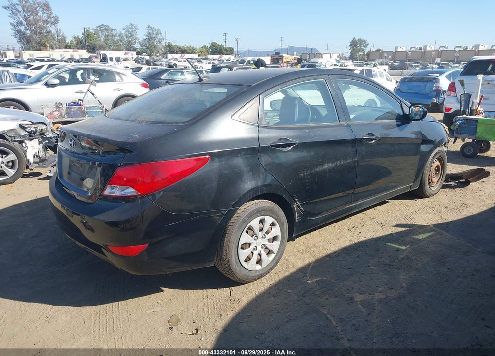 2015 HYUNDAI ACCENT GLS VIN: KMHCT4AE8FU936287
