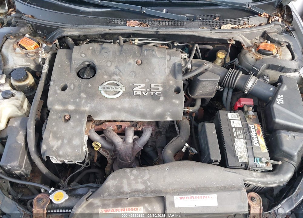 2005 NISSAN ALTIMA 2.5 S VIN: 1N4AL11D05C190154