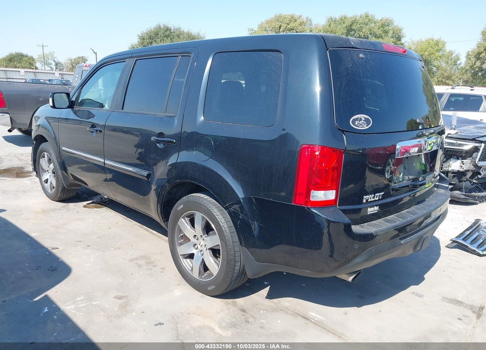 2012 HONDA PILOT VIN: 5FNYF3H98CB040614