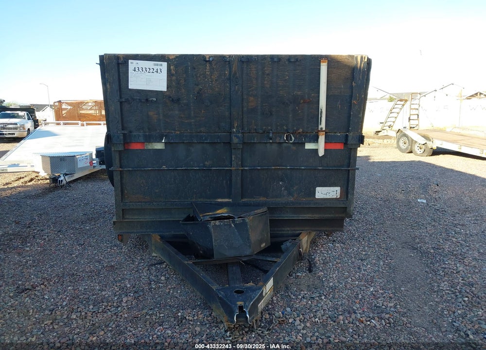 2016 IRON PANTHER DT261 6.5X12 DUMP VIN: 554BU1222GG010059