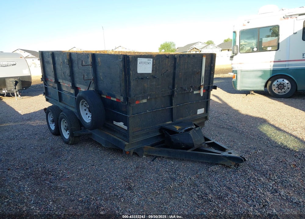 2016 IRON PANTHER DT261 6.5X12 DUMP VIN: 554BU1222GG010059