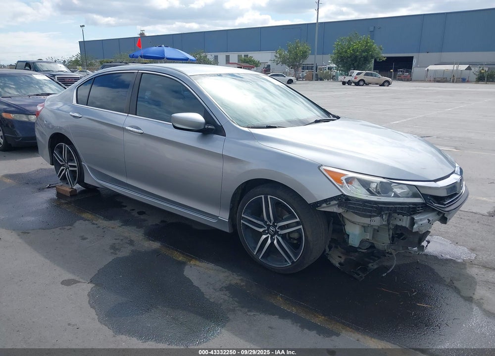 2017 HONDA ACCORD SPORT VIN: 1HGCR2F56HA043783