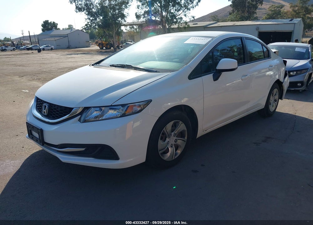2013 HONDA CIVIC VIN: 19XFB2F54DE270476