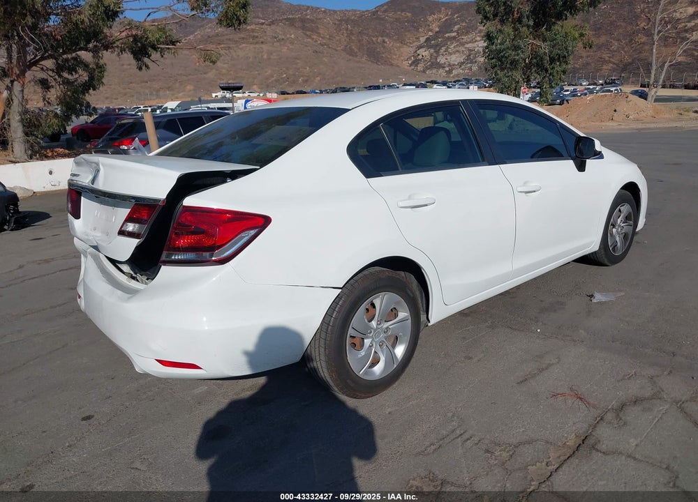 2013 HONDA CIVIC VIN: 19XFB2F54DE270476