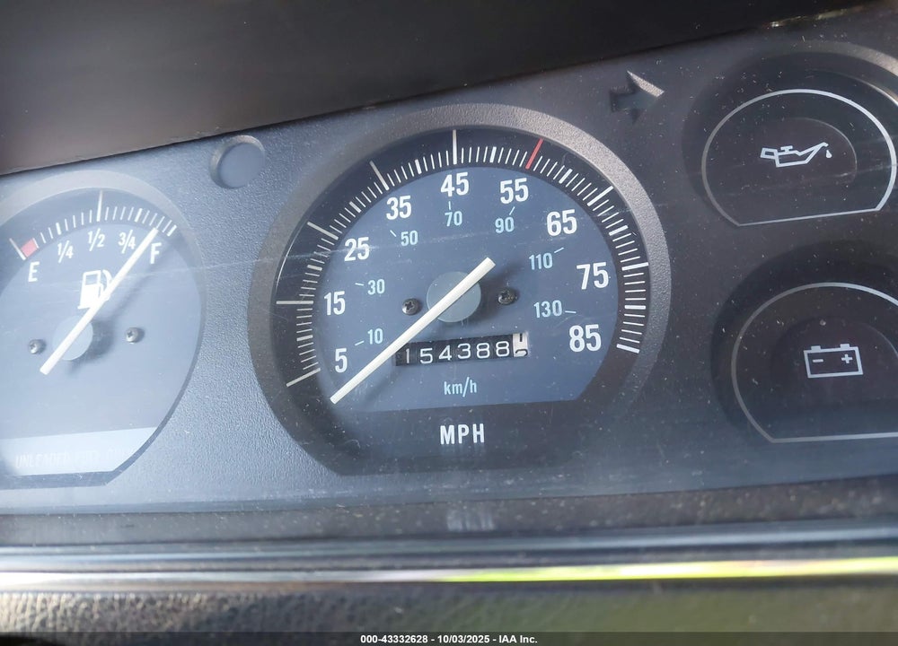 1988 JEEP COMANCHE PIONEER VIN: 1JTML63P3JT255969