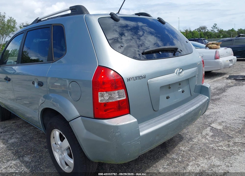 2007 HYUNDAI TUCSON GLS VIN: KM8JM12B77U549464