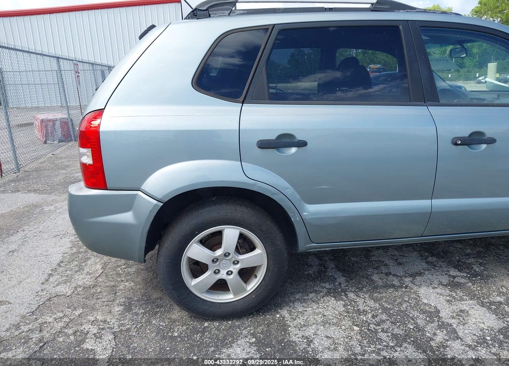 2007 HYUNDAI TUCSON GLS VIN: KM8JM12B77U549464