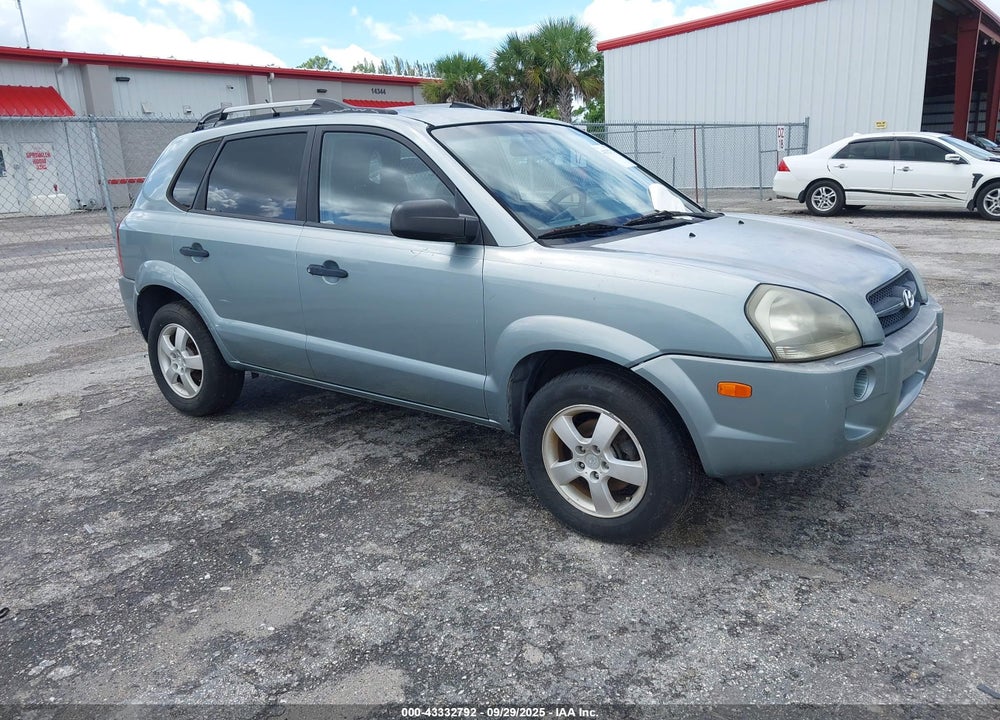 2007 HYUNDAI TUCSON GLS VIN: KM8JM12B77U549464