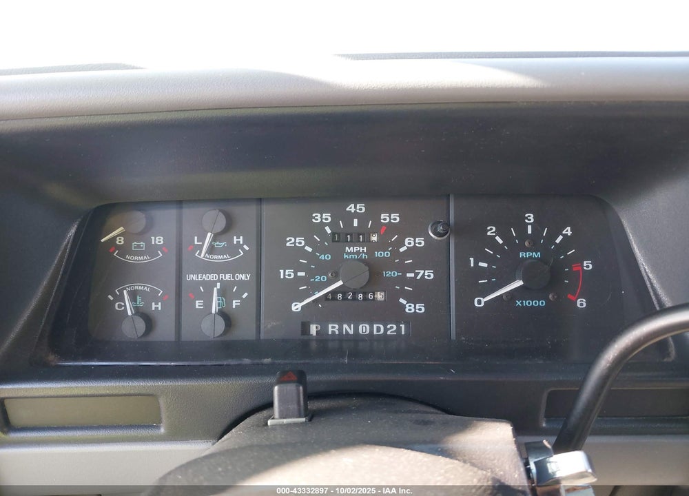 1993 FORD EXPLORER VIN: 1FMDU34X5PUB82419