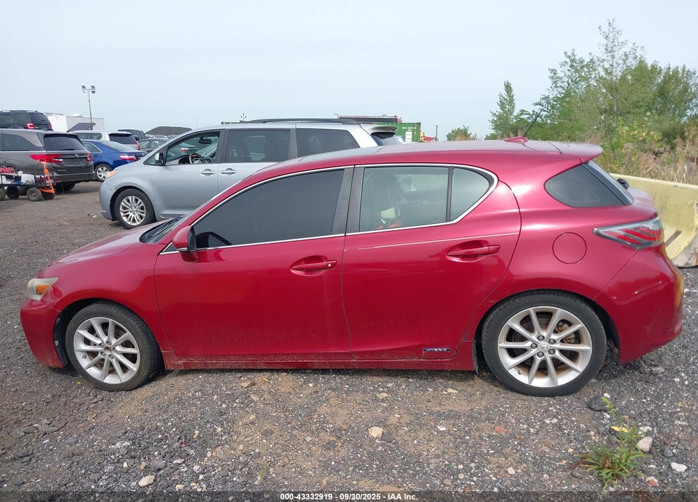 2012 LEXUS CT 200H VIN: JTHKD5BH2C2063850