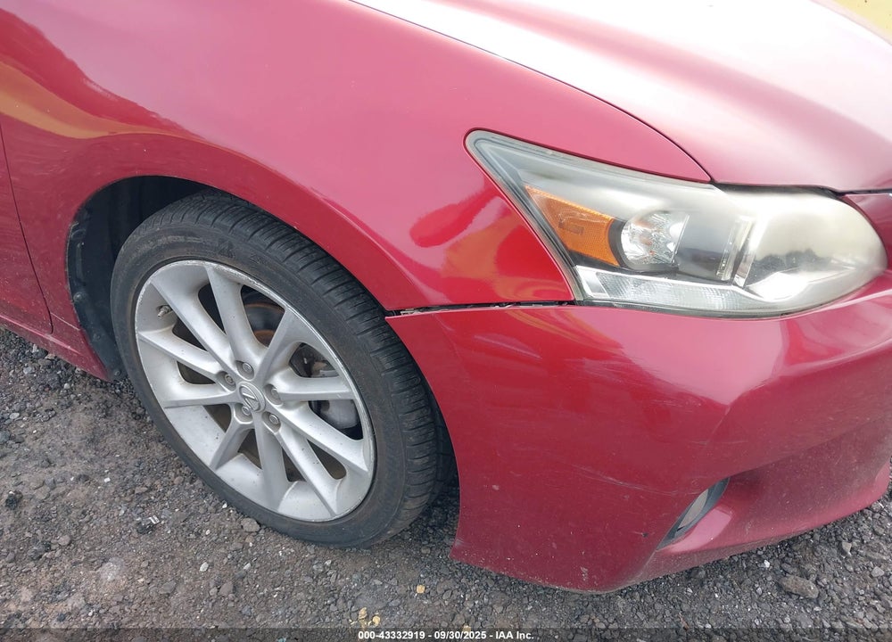 2012 LEXUS CT 200H VIN: JTHKD5BH2C2063850
