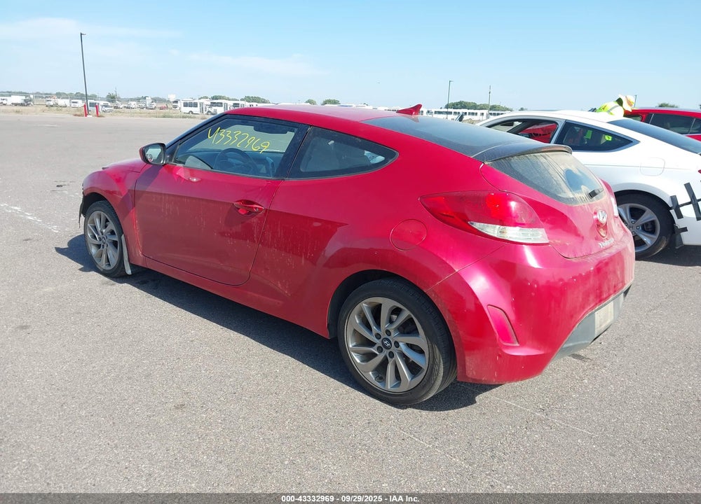 2013 HYUNDAI VELOSTER BASE W/GRAY VIN: KMHTC6AD6DU110151