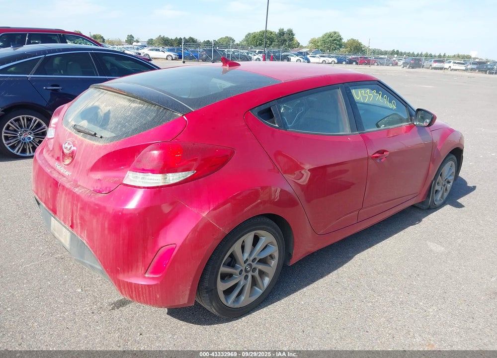2013 HYUNDAI VELOSTER BASE W/GRAY VIN: KMHTC6AD6DU110151