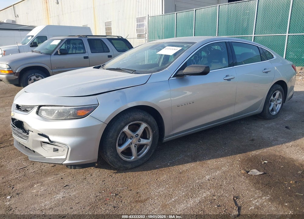 2016 CHEVROLET MALIBU LS VIN: 1G1ZB5ST2GF234484