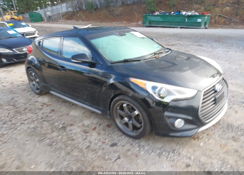 2016 HYUNDAI VELOSTER TURBO VIN: KMHTC6AE3GU266032