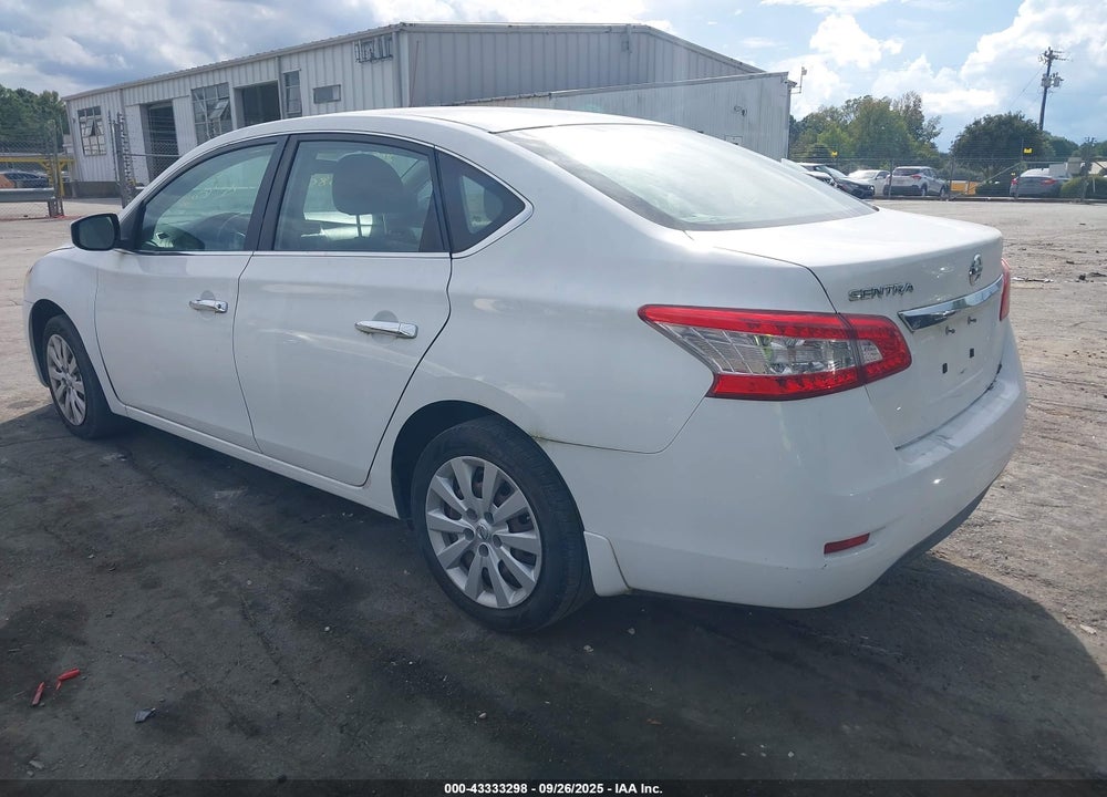2015 NISSAN SENTRA S VIN: 3N1AB7AP3FY338772