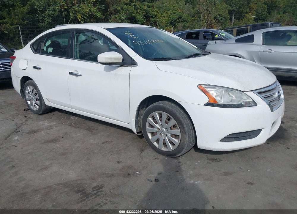 2015 NISSAN SENTRA S VIN: 3N1AB7AP3FY338772