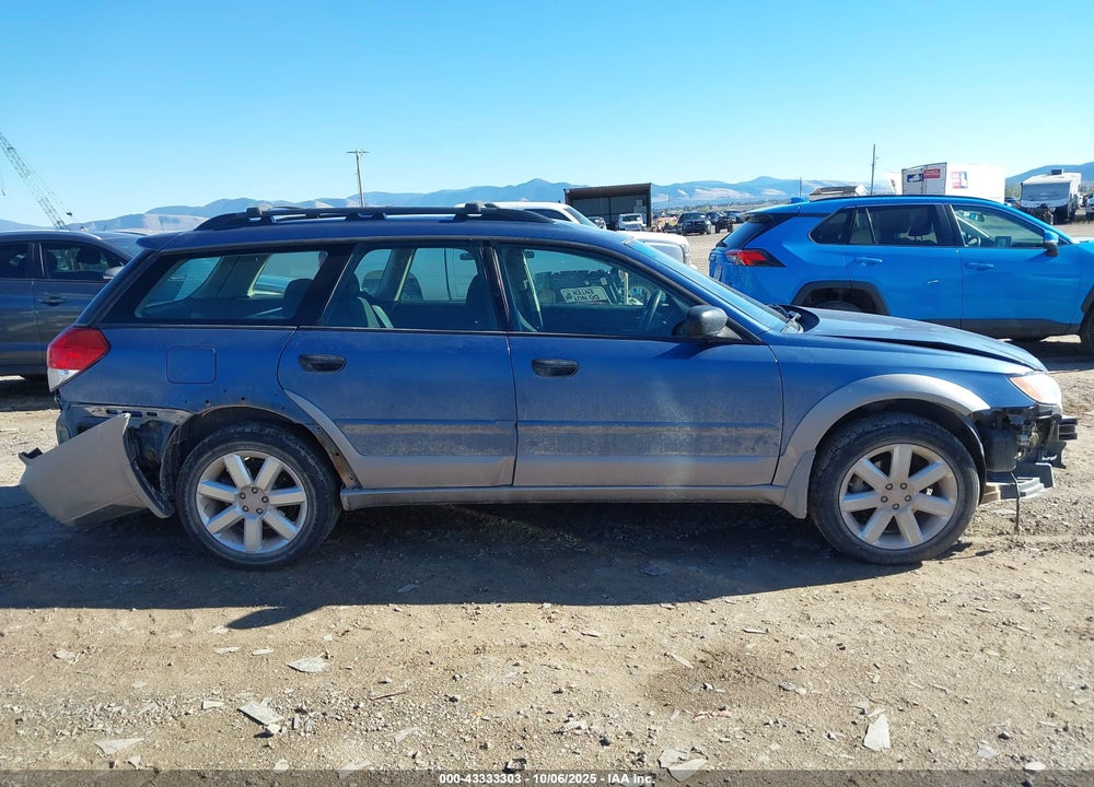 2008 SUBARU OUTBACK VIN: 4S4BP61C887330452