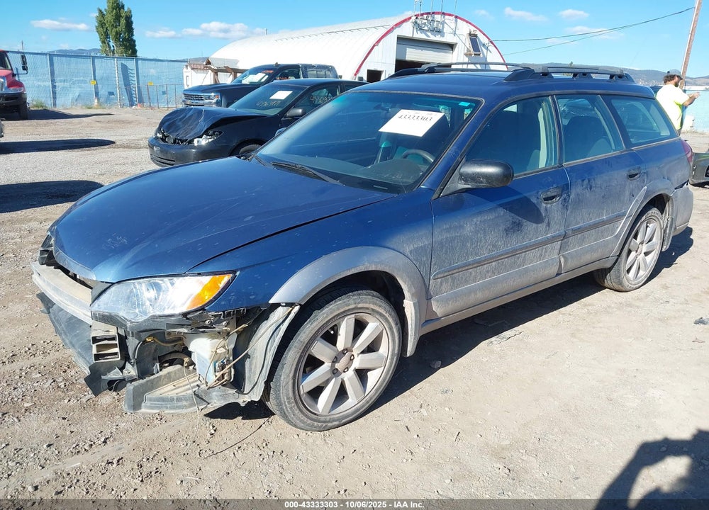 2008 SUBARU OUTBACK VIN: 4S4BP61C887330452
