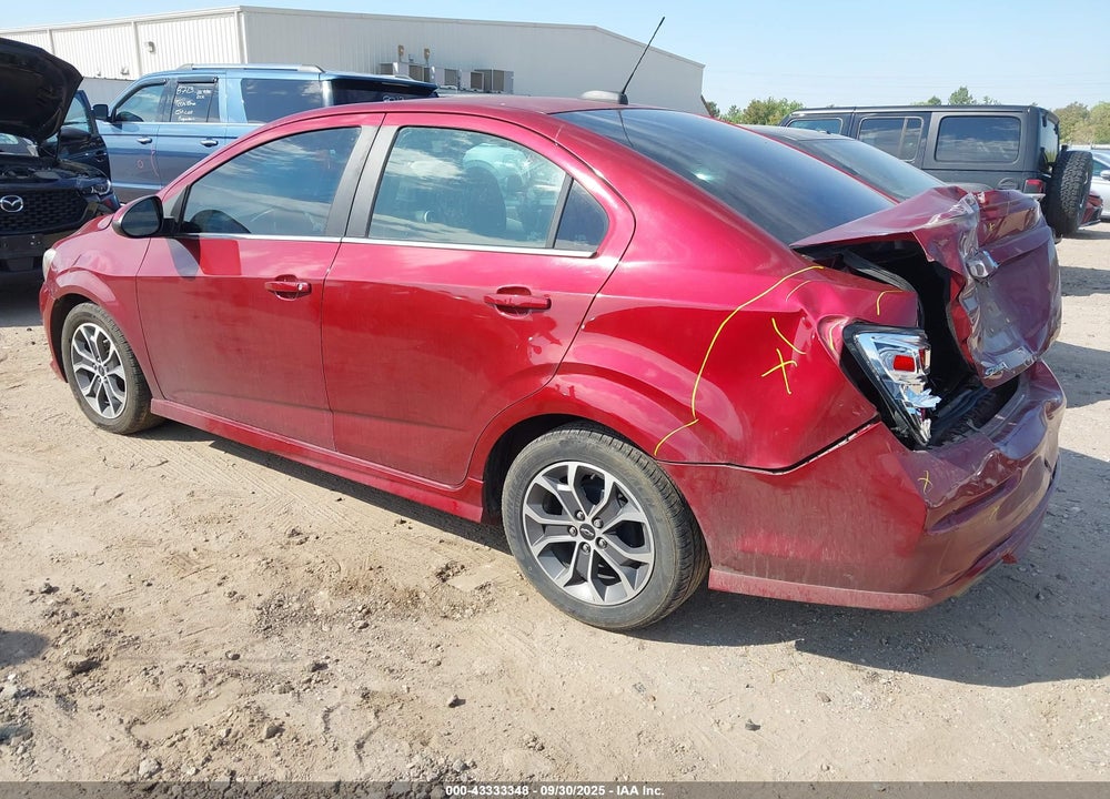 2018 CHEVROLET SONIC VIN: 1G1JD5SH9J4108791