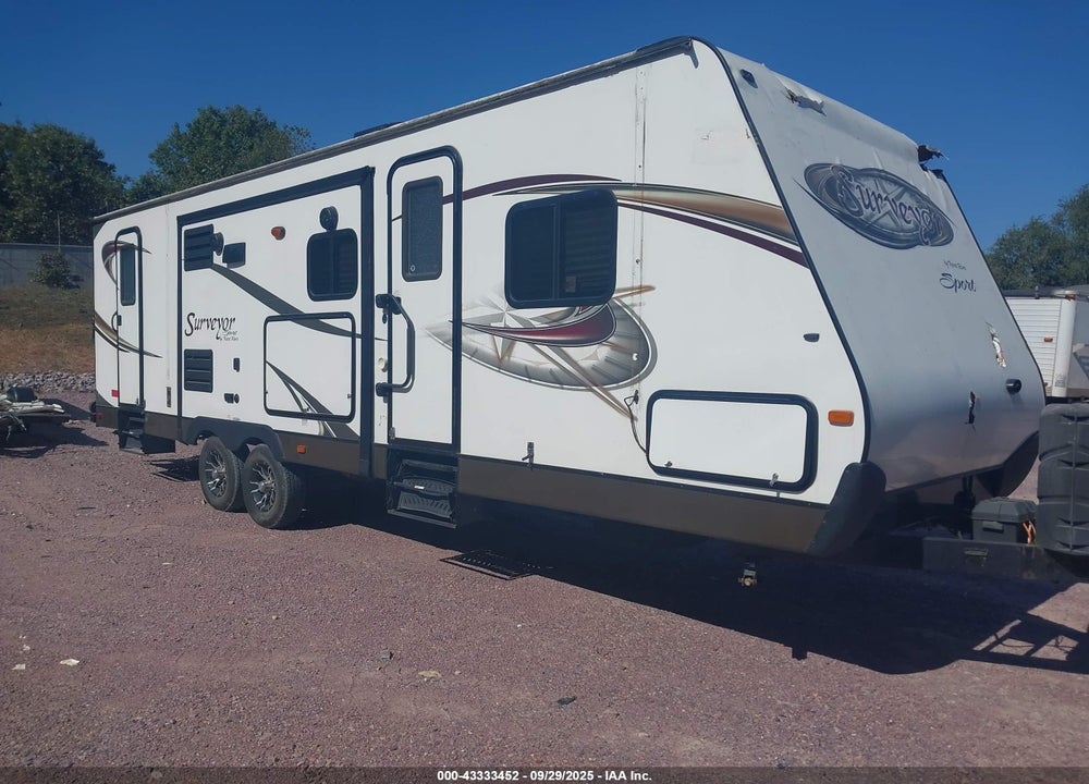 2014 FOREST RIVER SURVEYOR SPORT TRAVEL TRAILER VIN: 4X4TSVE28EL023170