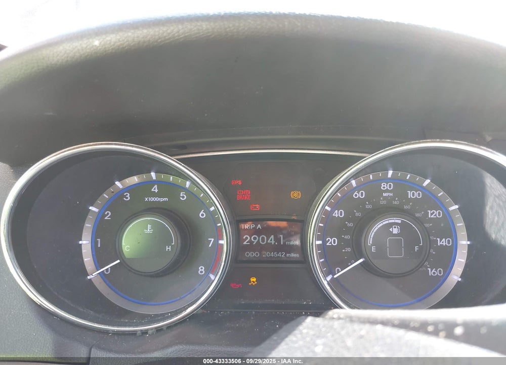 2011 HYUNDAI SONATA VIN: 5NPEB4AC1BH093262