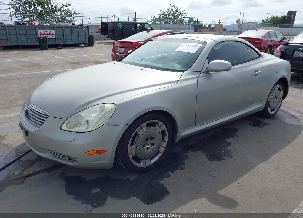 2002 LEXUS SC 430 VIN: JTHFN48Y620010479