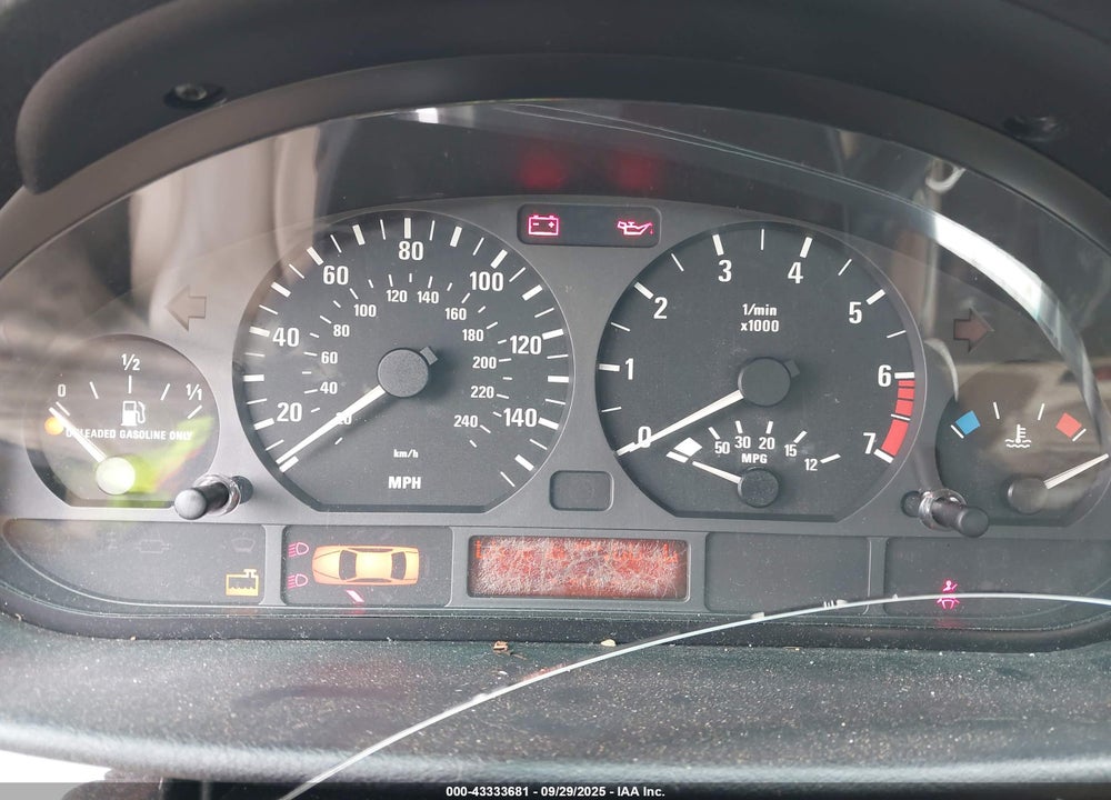 2002 BMW 325I VIN: WBAET37452NG73993
