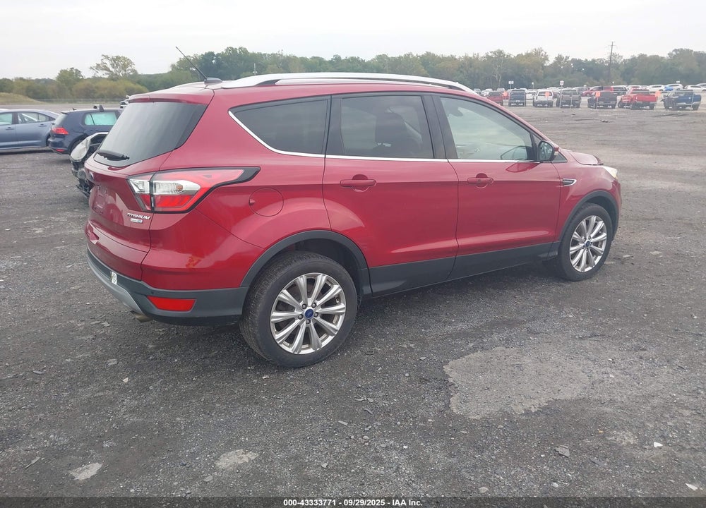 2017 FORD ESCAPE TITANIUM VIN: 1FMCU9JDXHUD48461