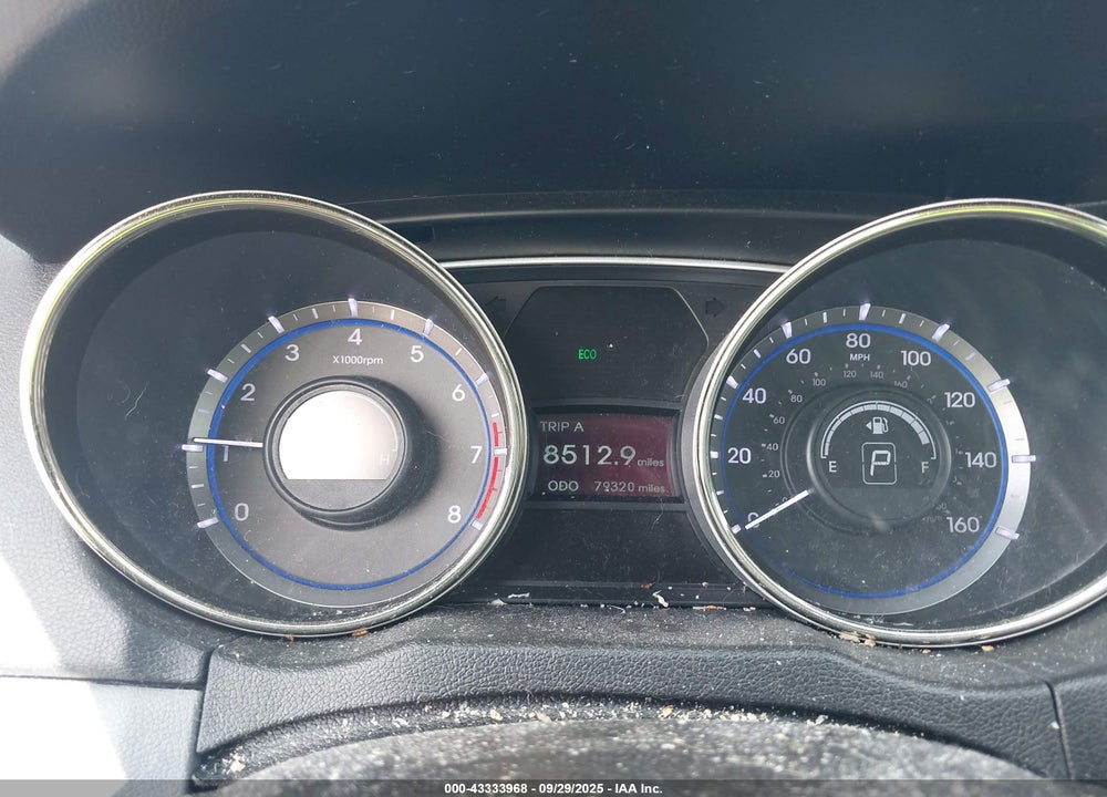 2013 HYUNDAI SONATA GLS VIN: 5NPEB4AC3DH567084