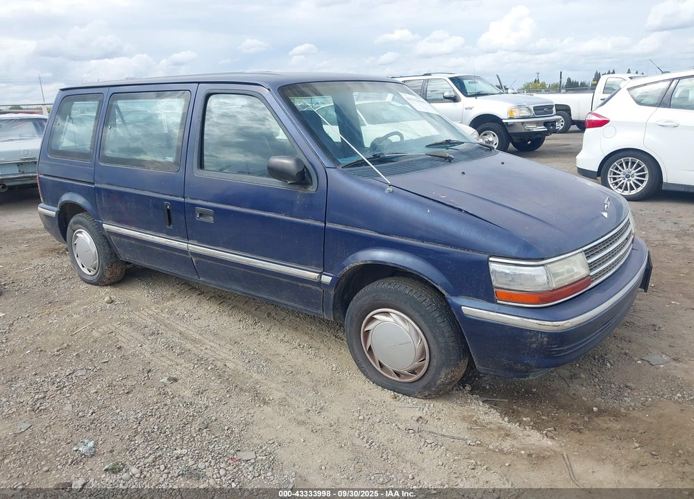 1993 PLYMOUTH VOYAGER VIN: 2P4GH2530PR288040