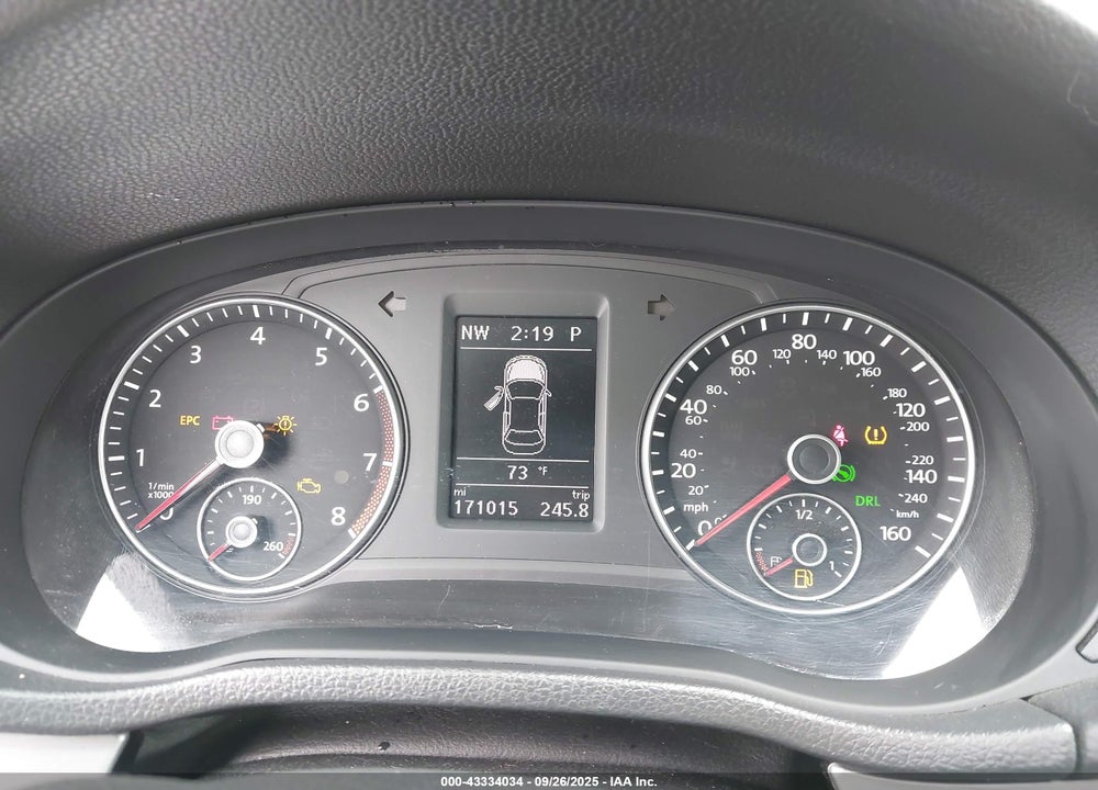 2014 VOLKSWAGEN PASSAT 1.8T SE VIN: 1VWBT7A34EC032986