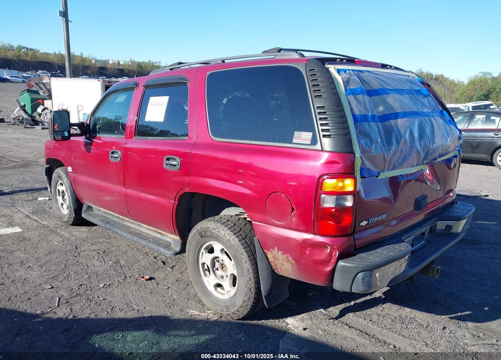 2006 CHEVROLET TAHOE LS VIN: 1GNEK13T56R110789