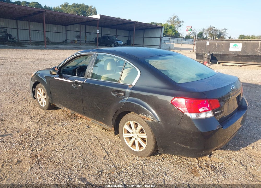 2010 SUBARU LEGACY 2.5I PREMIUM VIN: 4S3BMCC69A3240209