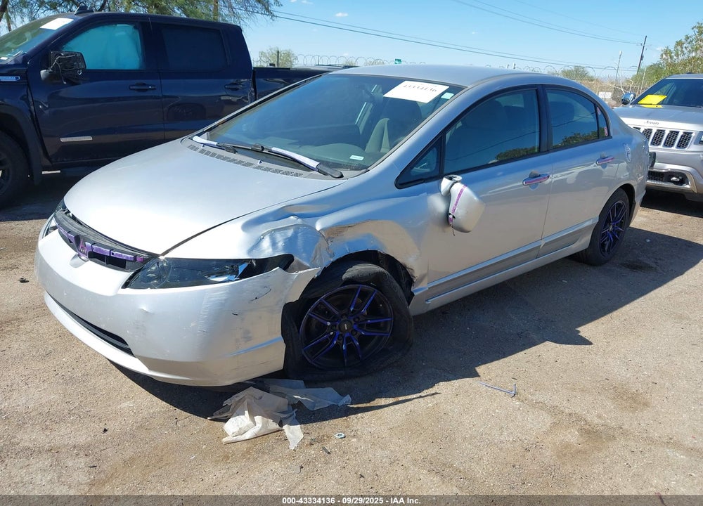 2006 HONDA CIVIC LX VIN: 1HGFA165X6L084840