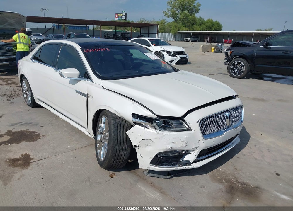 2019 LINCOLN CONTINENTAL RESERVE VIN: 1LN6L9RPXK5600256