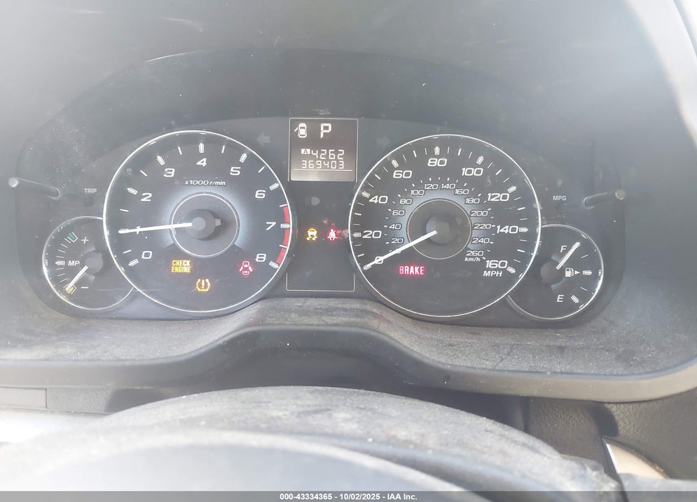2010 SUBARU OUTBACK VIN: 4S4BRECCXA2317139