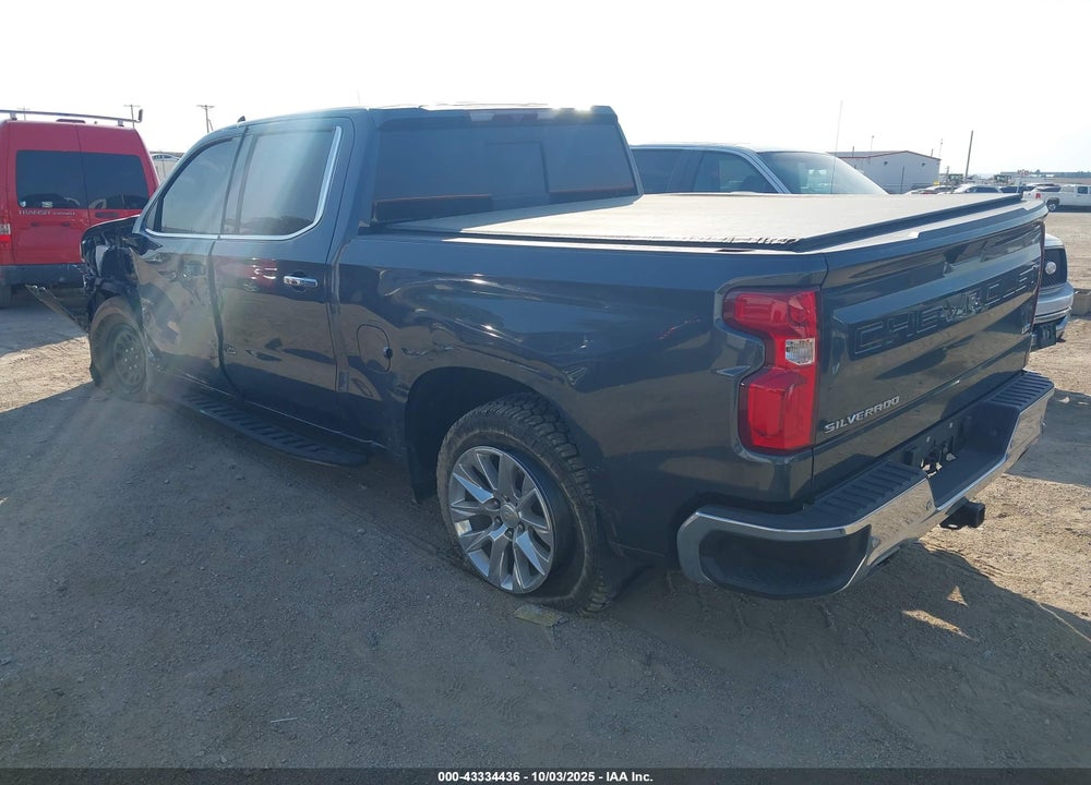 2022 CHEVROLET SILVERADO 1500 LTD 4WD SHORT BED LTZ VIN: 1GCUYGEL8NZ201900