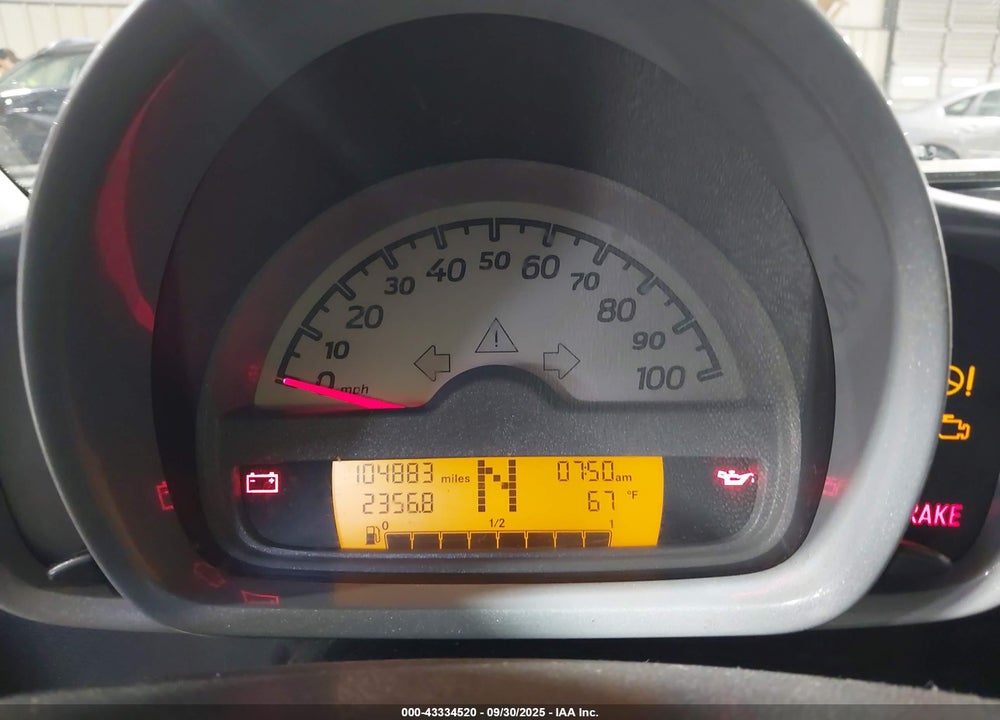 2008 SMART FORTWO PASSION/PURE VIN: WMEEJ31X48K097222