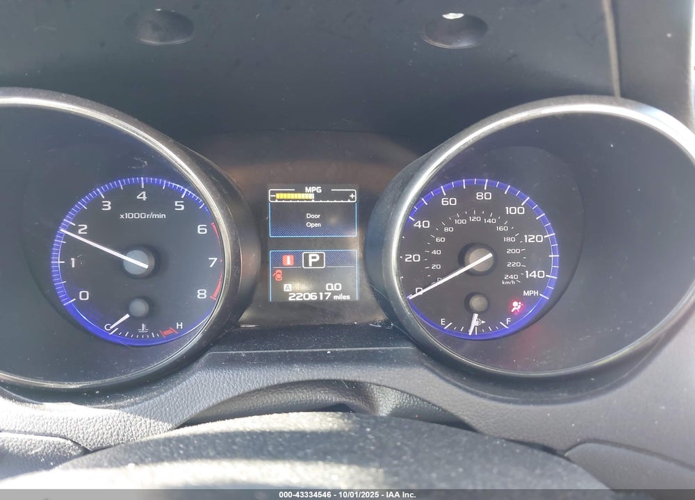 2016 SUBARU OUTBACK VIN: 4S4BSACC2G3328961