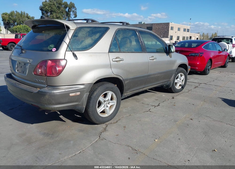 2000 LEXUS RX 300 VIN: JT6GF10U9Y0057838