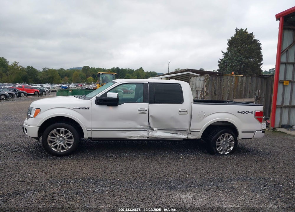 2011 FORD F-150 PLATINUM VIN: 1FTFW1E66BFA55791