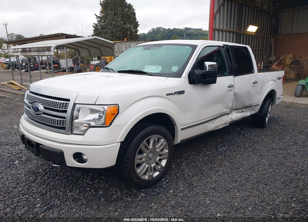 2011 FORD F-150 PLATINUM VIN: 1FTFW1E66BFA55791