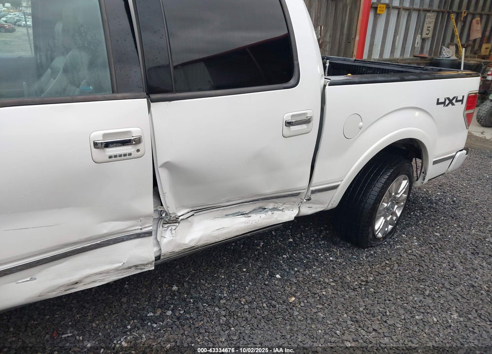 2011 FORD F-150 PLATINUM VIN: 1FTFW1E66BFA55791