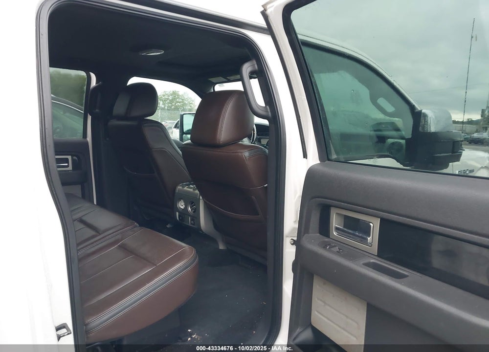 2011 FORD F-150 PLATINUM VIN: 1FTFW1E66BFA55791