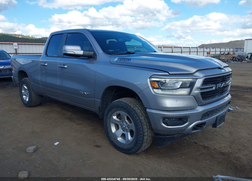 2019 RAM 1500 BIG HORN/LONE STAR  4X4 6'4 BOX VIN: 1C6SRFBT2KN733222