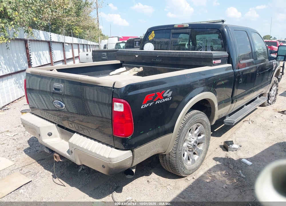 2010 FORD F-250 KING RANCH VIN: 1FTSW2BR8AEB12497
