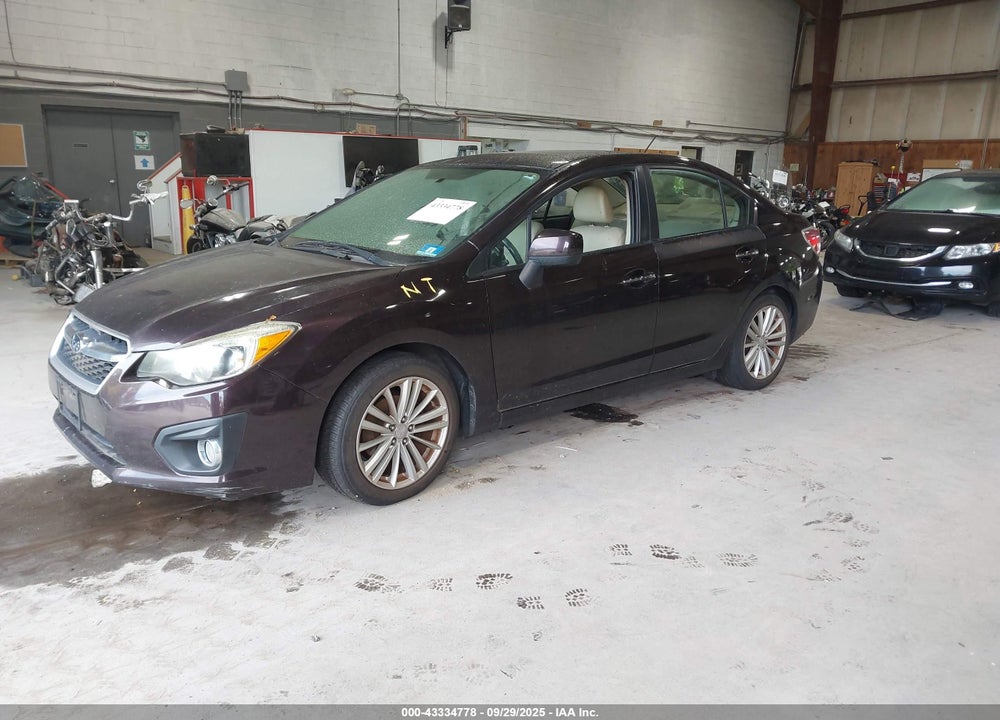 2012 SUBARU IMPREZA VIN: JF1GJAH67CH004472